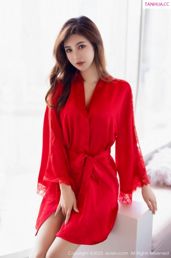 綺裡嘉 绮里嘉 [XiuRen]高清写真图 2023.07.07 No.7043 绮里嘉ula 性感睡裙第3张图片